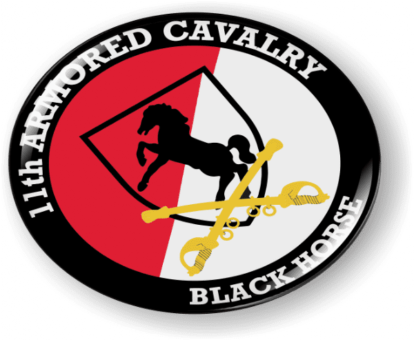 11th Armored Cavalry Black Horse Emblem